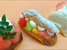 白桃の洋菓子３種類ご紹介しますね！