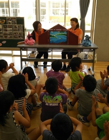 「小学校で環境紙芝居の読み聞かせ(≧▽≦)」