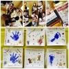 「子育てサークルでの絵付け体験♡」