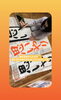 書き初め中「令和2年おめでとうございます(*^^*)」