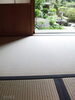 「黒縁でお部屋が引き締まる、お茶室の表替え」