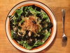 「さっぱり和風パスタに風味豊かな海苔を♪　土曜日は楽市です」