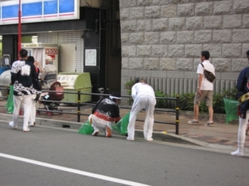 お掃除ご苦労様