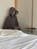 「その日の気分や体調に合わせて選べる。よもぎ蒸しのマントは3種類ご用意しています」