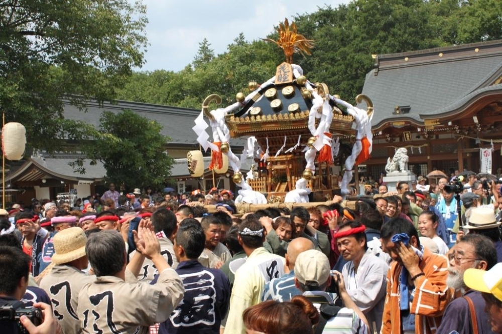 勇壮な夏祭り 立川諏訪神社例大祭 まいぷレンジャー まいぷれ 立川市