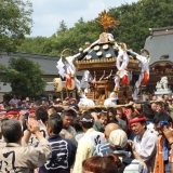 勇壮な夏祭り！立川諏訪神社例大祭