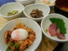 「ご飯が進む 豚キムチ温玉のせ♪」