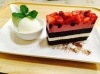 「暖かいドリンク付きケーキセット」