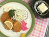 「Aランチ 480円 ひれかつランチ 冷奴付き」