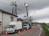 「電気工事での片側交互通行規制👮🏻【交通誘導・警備・ドローン空撮は、サンプラス下越へ！】」