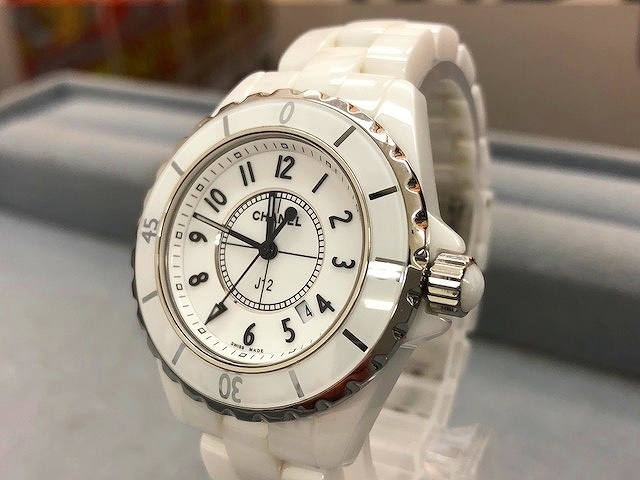 「大黒屋 瑞江店 シャネル CHANEL J12 ホワイト H0968 QZ 腕時計 をお買取させて頂きました。　瑞江 篠崎 一之江 船堀 東大島 大島」