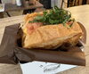 ふわとろたまごサンド　明太子「サンドイッチスタンドエミュ秋の新作を現場取材！しいたけバター焼き＆明太子サンド誕生」