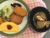 「本日のAランチ480円は ミックスフライランチです」