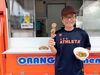 いつも元気に営業中！会いに来て下さぁい⤴️「魚沼のキッチンカー。ORANGEkitchenです。」
