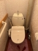 トイレ取替前、内装工事前「宇治市にてトイレのリフォーム工事をさせていただきました。」