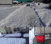 「雪掻き完了です。」