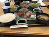 「和くわくの定食のお味噌汁は手前にありました。」