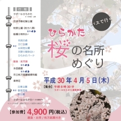 ひらかた「桜」の名所めぐりバスツアー