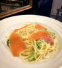「サーモンとブロッコリーのクリームパスタ」
