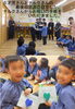 「５才児さんとナルクさんの最後の交流がありました。　3月の子育て支援の予定を掲載中。」