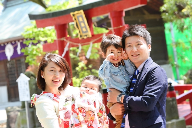 「船橋大神宮など神社にて　simple photoのお宮参り撮影」