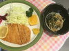 「本日のAランチ480円は とんかつランチに変更しましたm(._.)m」
