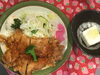 「本日のAランチ480円は チキン南蛮 甘酢あんかけです。」