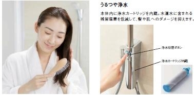 リクシル:リノビオ･浄水器が搭載のシャワーシステム「こんなユニットバスが出ます！」