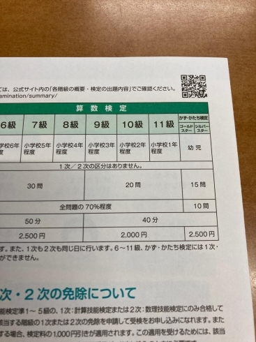 「幼児でも受けられる！？【漢検・数検】受付中です！」