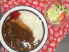 「本日のAランチ480円は カツカレーです。」