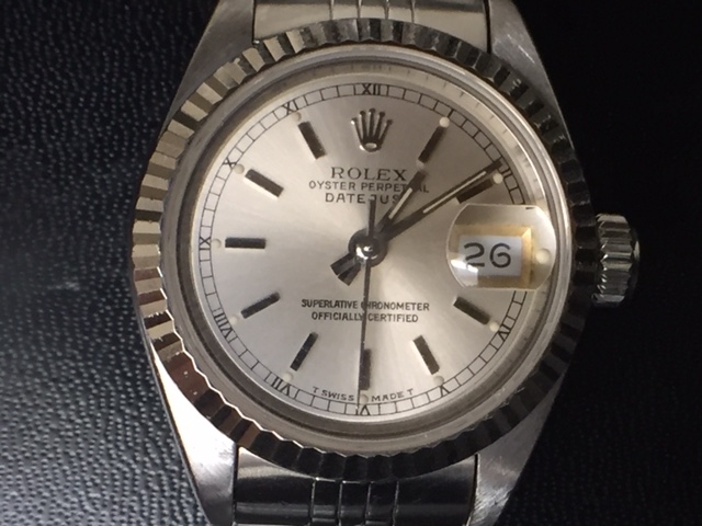 「「ロレックス」(ROLEX)  デイトジャスト　69174 レディス 腕時計　お買取りさせて頂きました。 　ブランド時計、貴金属、ダイヤ、色石の「生前整理」「遺産相続」　買取りと査定は「チケット大黒屋」金町北口店」
