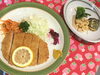 「本日のAランチ480円は とんかつランチです。」