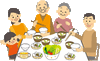 「つなげよう　食育の輪（和）　～食で育むからだとこころ～」