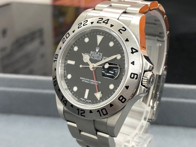 「大黒屋 瑞江店 ロレックス ROLEX 16570 エクスプローラーⅡ 黒 G番 腕時計をお買取させて頂きました。　　瑞江 篠崎 一之江 船堀 東大島 大島」