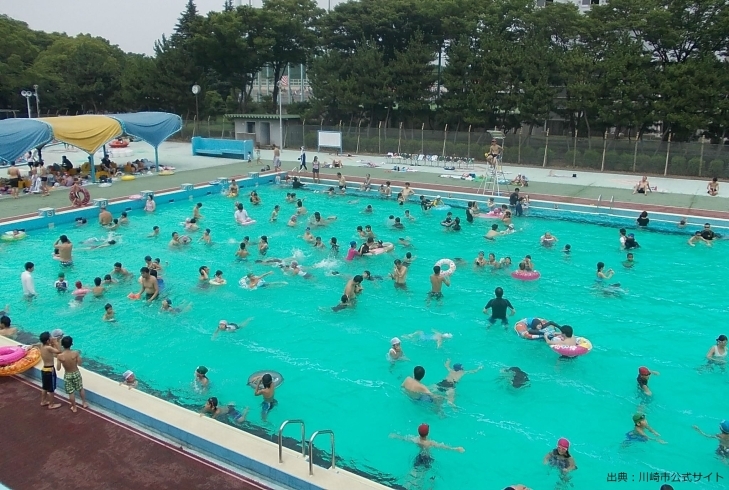 「夏だ、暑いぞ、プールに行こう！　川崎市の４か所のプールがオープンしました！！」