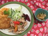 「本日のAランチ480円は 焼肉と牛肉コロッケ」