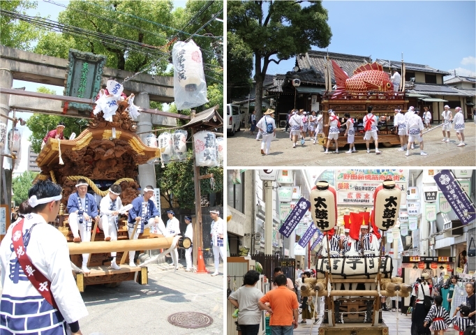 「野田恵美須神社の夏祭り！　」