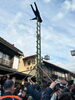 「柴又帝釈天参道『川千家』さん！新春「梯子乗り（はしごのり）」 2025年（令和7年）1月5日（日）『葛飾鳶伝統文化保存会＝葛鳶会（かっとびかい）』さんによる出初式」