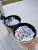 「ぜひお立ち寄りを！✨折り紙手水登場✨」