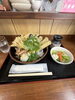 野菜天ぶっかけ　900円也「川島町うどん処 篁園こうえん アンティークDEN」