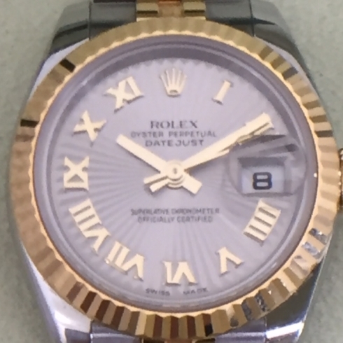 「「ロレックス」(ROLEX)  デイトジャスト 179173 レディス腕時計　お買取りさせて頂きました。 　ブランド時計、貴金属、ダイヤ、色石の「生前整理」「遺産相続」　買取りと査定は「チケット大黒屋」金町北口店」