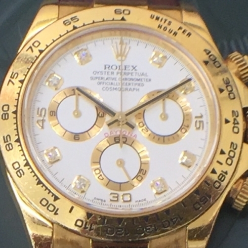 「「ロレックス」(ROLEX)  デイトナ メンズ腕時計　お買取りさせて頂きました。 　ブランド時計、貴金属、ダイヤ、色石の「生前整理」「遺産相続」　買取りと査定は「チケット大黒屋」金町北口店」
