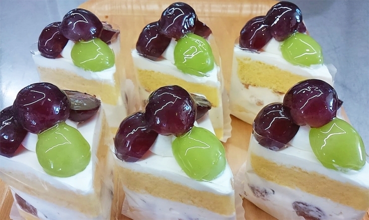 三豊で採れたぶどうを使った ぶどうのショートケーキ Patisserie Araki パティスリー アラキ のニュース まいぷれ 高松市