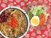 「本日の日替わり  豚丼です。」