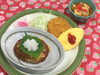 「本日の日替わり  和風おろしハンバーグ」