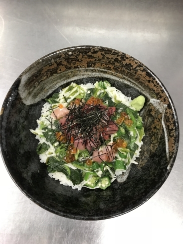 「新メニューの『ねばねば丼』」