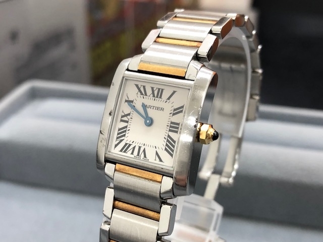 「大黒屋 瑞江店 カルティエ Cartier タンクフランセーズ コンビ QZ 腕時計 をお買取させて頂きました。」