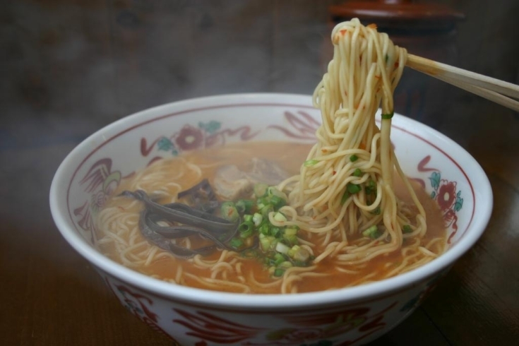 「佐賀おすすめランチ！辛味噌とんこつラーメン【れんげ】」