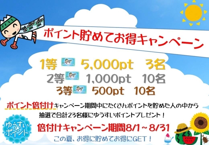 「「貯めてお得キャンペーン」当選確認とポイント獲得はお済みでしょうか？」