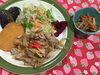 「本日のAランチ 焼肉とコロッケ」
